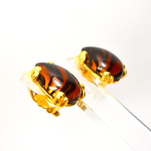 Ton Pascal Paris Earrings Clip On Vintage France Jewelry French