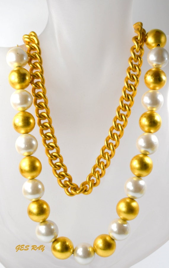 Vintage AK ANNE KLEIN Collar Necklace 