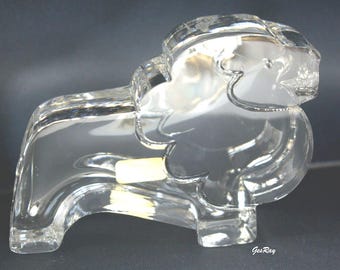 Kosta Boda Large Lion Figurine From the Zoo Series - Etsy