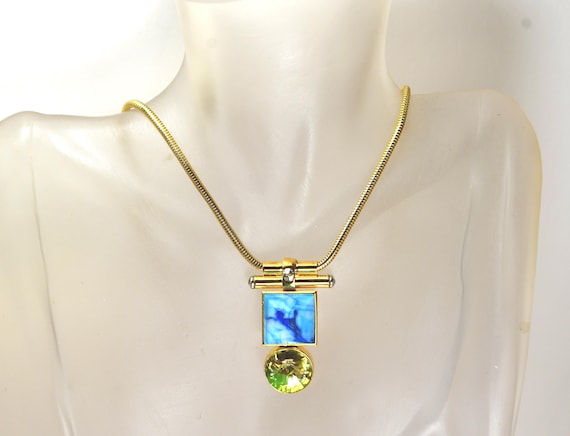 Henri Bendel Jewelry Necklace Pendant Vintage Estate VictoryIsSweet