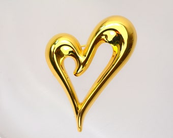 ST.JOHN ブローチ ST. JOHN Massive Round Black and Gold With Rhinestones