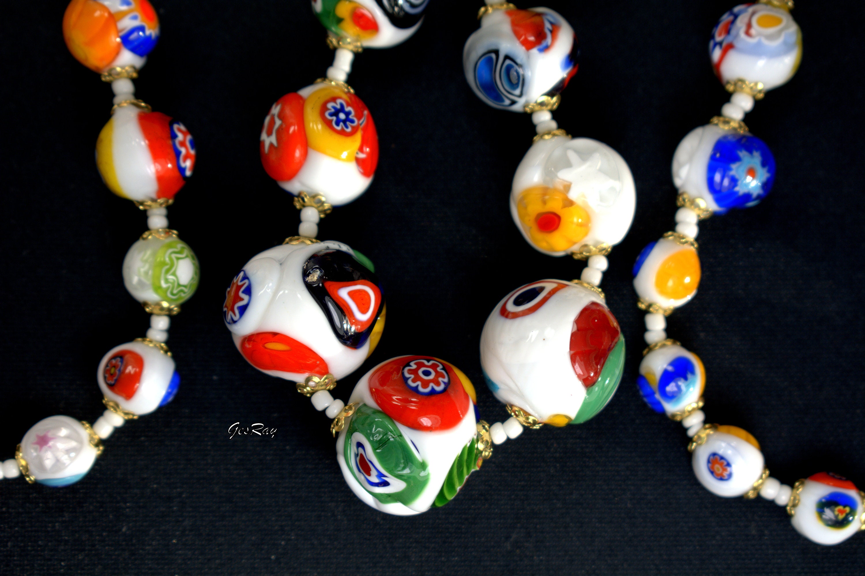 1930's vintagebeadsネックレス 1930's vintagebeadsネックレス 1930's