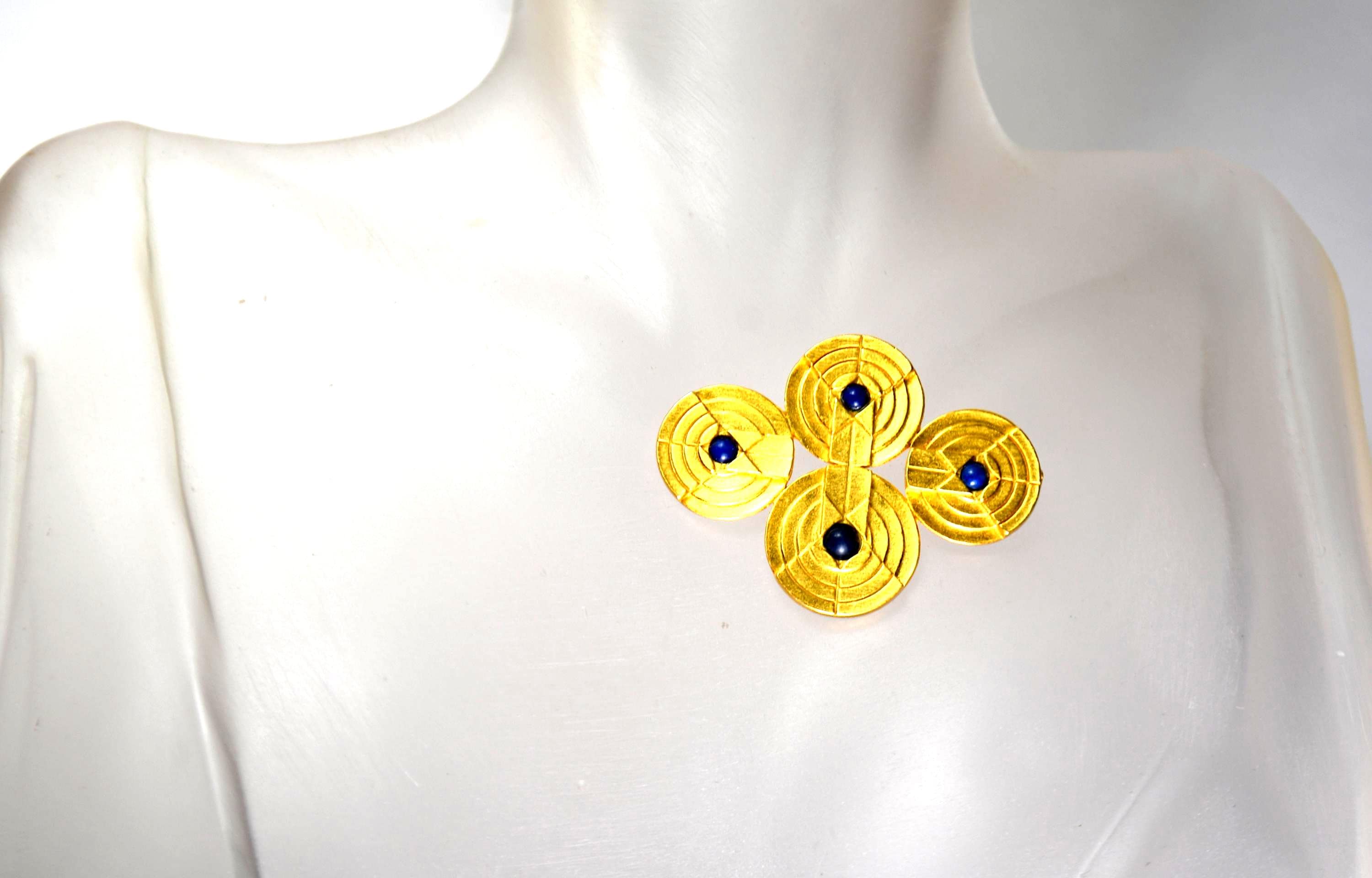 ALVA MUSEUM Replicas Art Deco Geometric Brooch Pin - Etsy