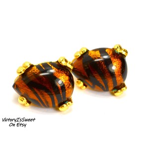 Ton Pascal Paris Earrings Clip On Vintage France Jewelry French