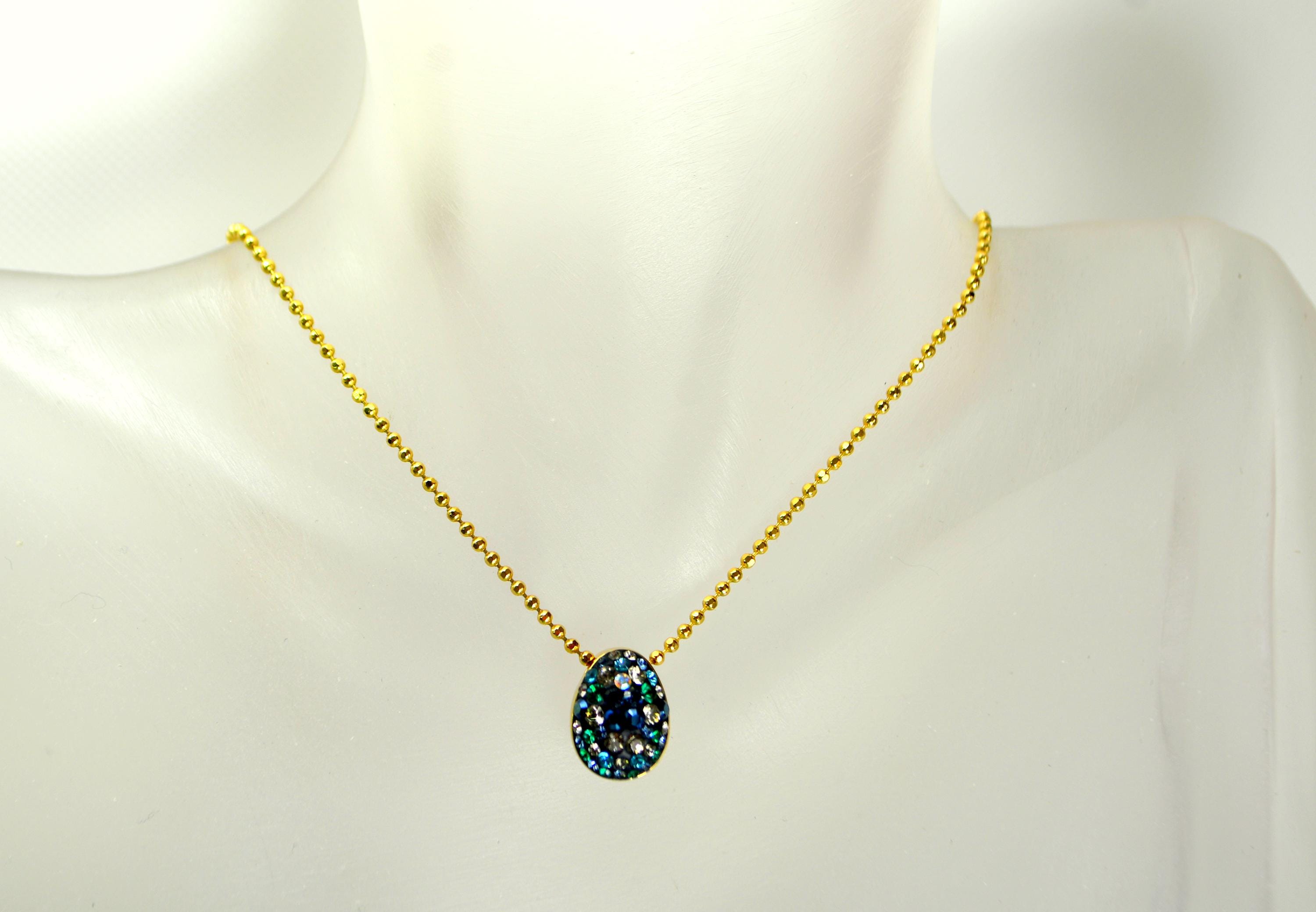 SWAROVSKI スワロフスキー ネックレス ドロップ/クリスタルパヴェ 