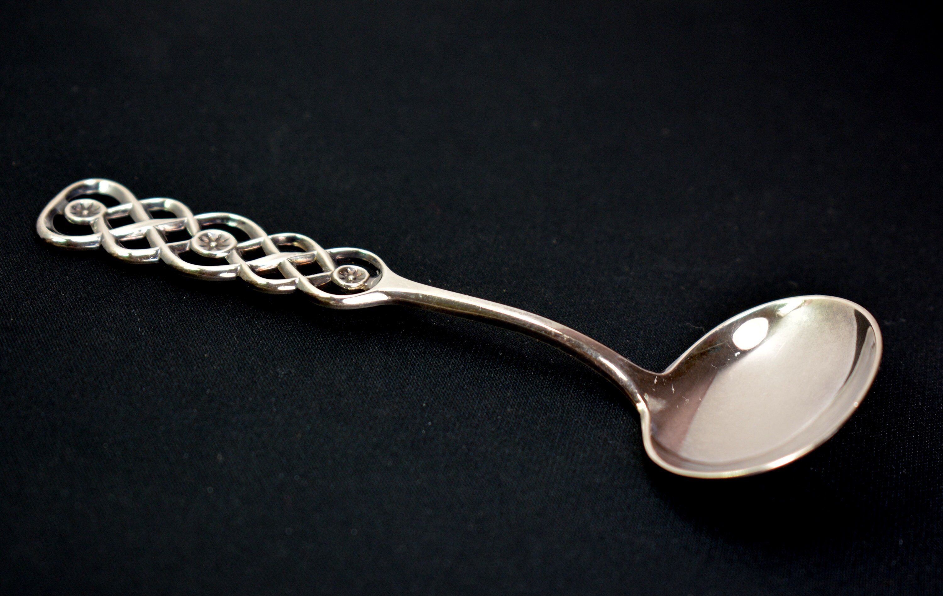 David Andersen Serving Spoon 830 S Silver Ringebu Berry Norway