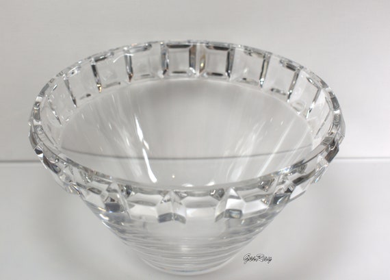 NACHTMANN Crystal Bowl, Bleikristall Germany, Facette by Nachtman