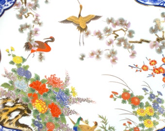 Oriental Japanese Shibata Toki - 柴田陶器 Porcelain Plate