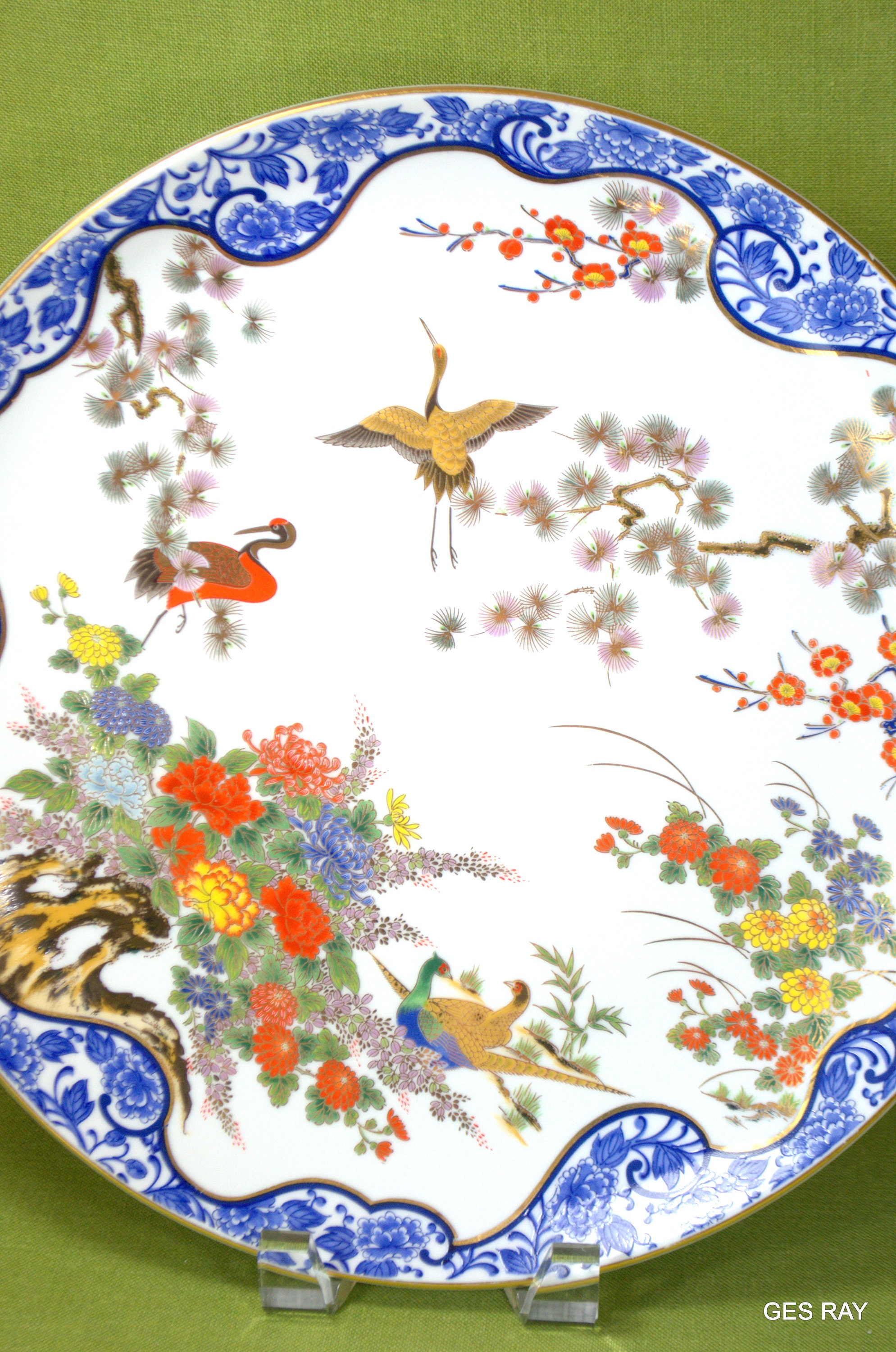 柴田陶器つると花特大