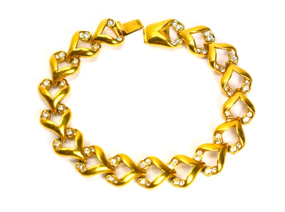 Attwood And Sawyer Gold Plated Link Bracelet Stat… - image 4