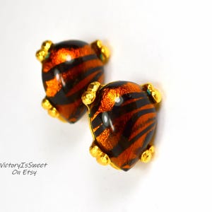 Ton Pascal Paris Earrings Clip On Vintage France Jewelry French
