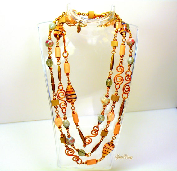 Bess Nathan Rice Necklace, One Of A Kind, Handmad… - image 5