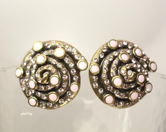 Heidi Daus Ohrringe, Victorian Style, Statement Ohrringe Clip On