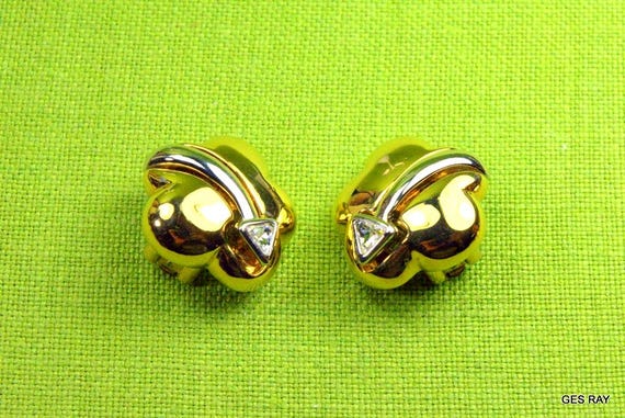 Andre Courreges Clip Earrings France