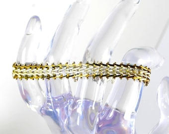 Bracelet SU Italy 925 Sterling Silver Italian Riccio Chain Jewelry