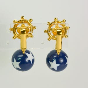 Monet American Patriotic Jewelry 2 Necklaces and Earrings Red White & Blue, USA Patriotic Jewelry