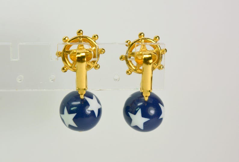 Monet American Patriotic Jewelry 2 Necklaces and Earrings Red White & Blue, USA Patriotic Jewelry