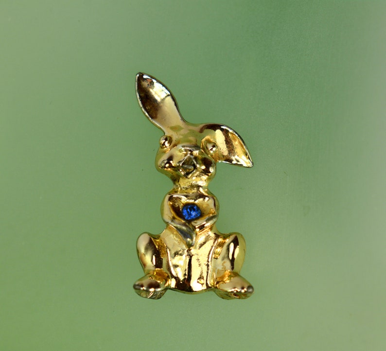 Vintage Figural Bunny Rabbit Pin Brooch - Etsy