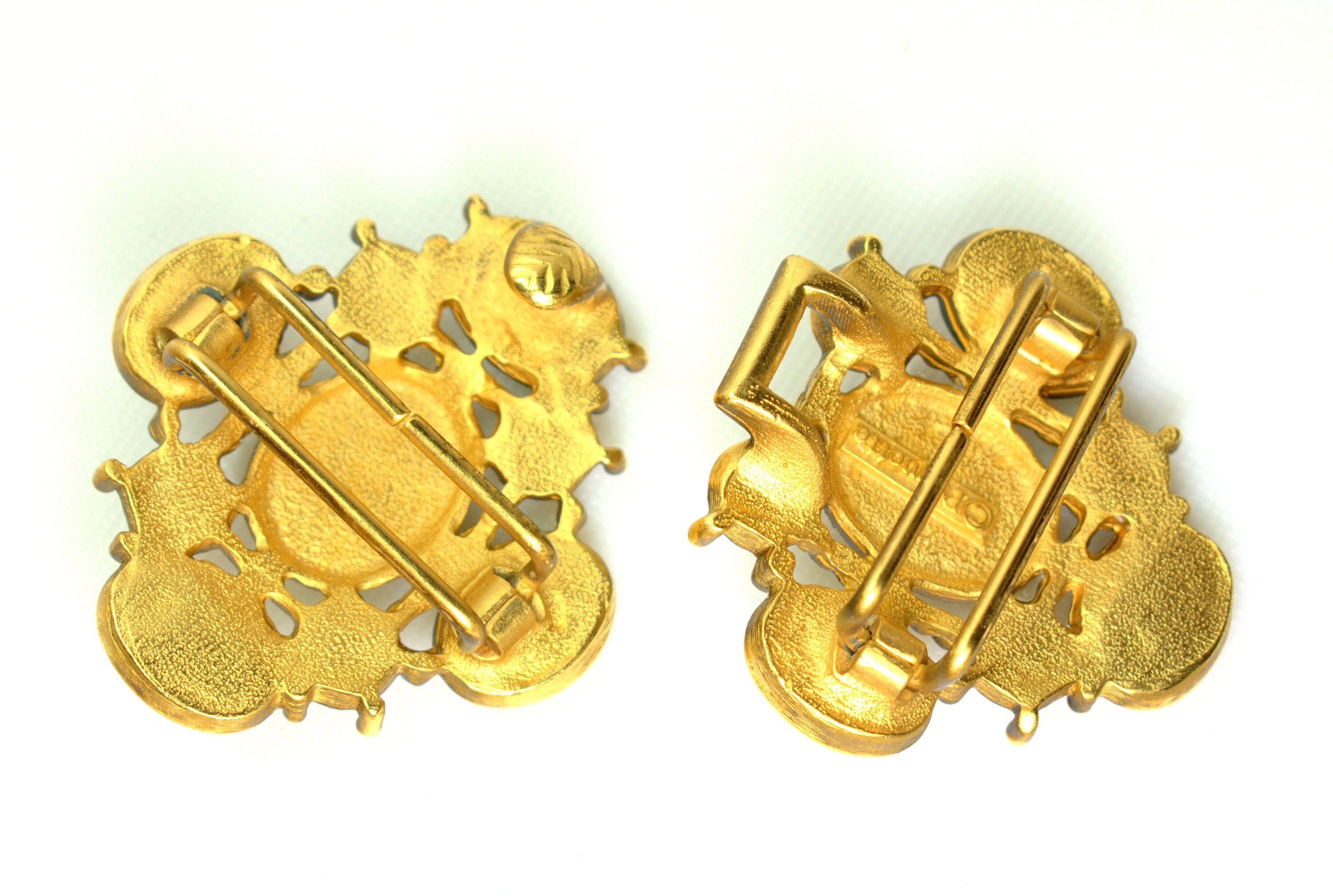 DOUGLAS PAQUETTE DP White 1.25 in Adjustable Belt Gold Scroll Buckle 35 in OSFM Paquette Belt - Etsy main image 2