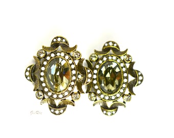 Heidi Daus Ohrclips, Statement Ohrringe im Victorian Style