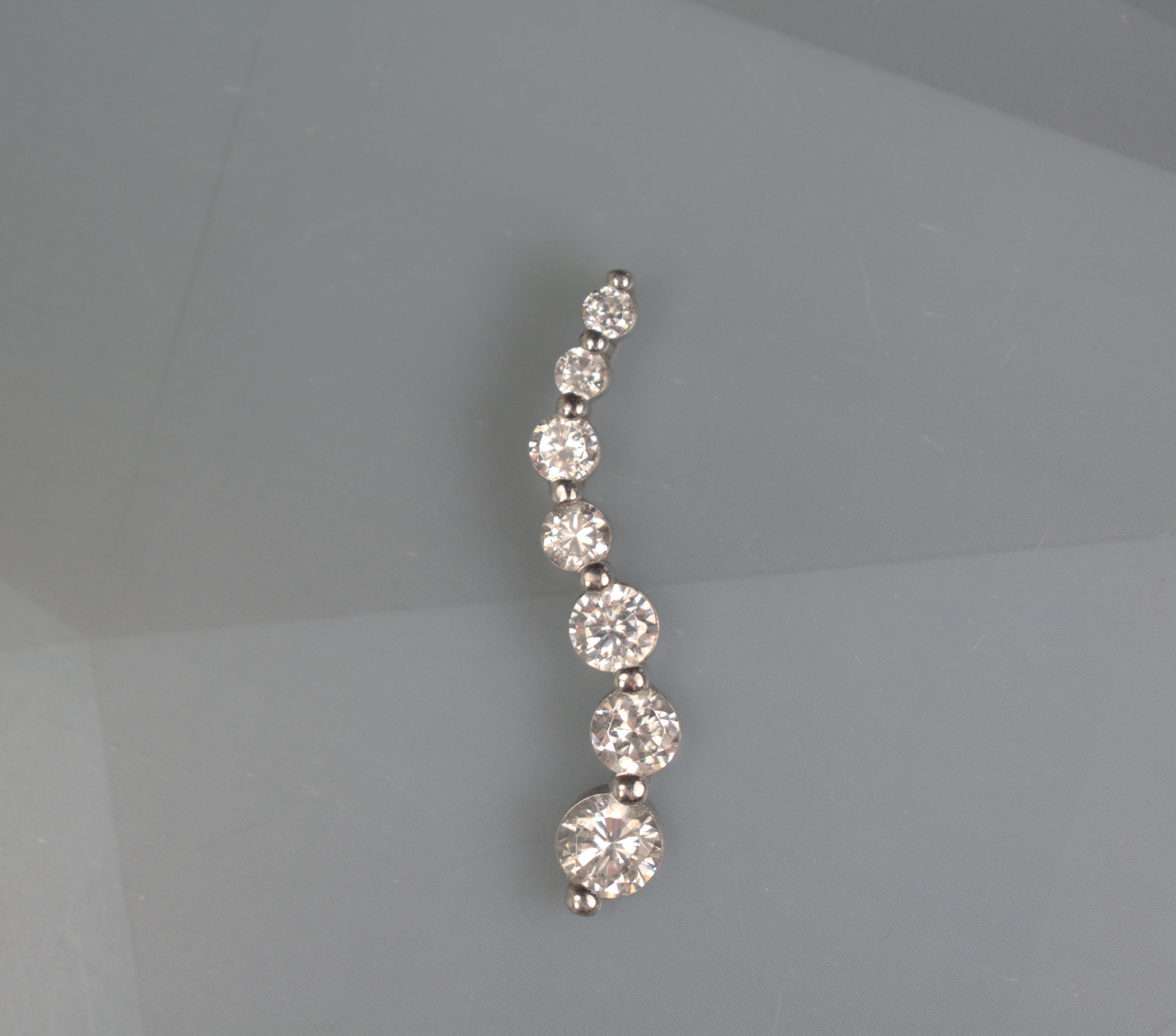 DL 925 CZ Pendant Cubic Zirconia Sterling Silver