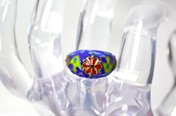 CHINESE EXPORT Ring Adjustable Sterling Silver Cl… - image 4