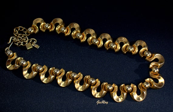 MCM Atomic Collar Choker Necklace, Kinetic Collar - image 5