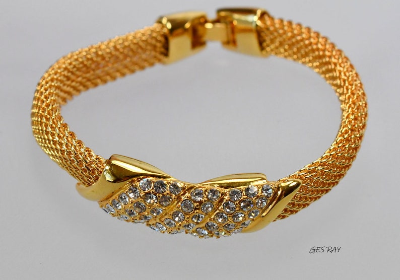 Camrose and Kross Jacqueline Kennedy Bracelet JBK Gold Plated | Etsy
