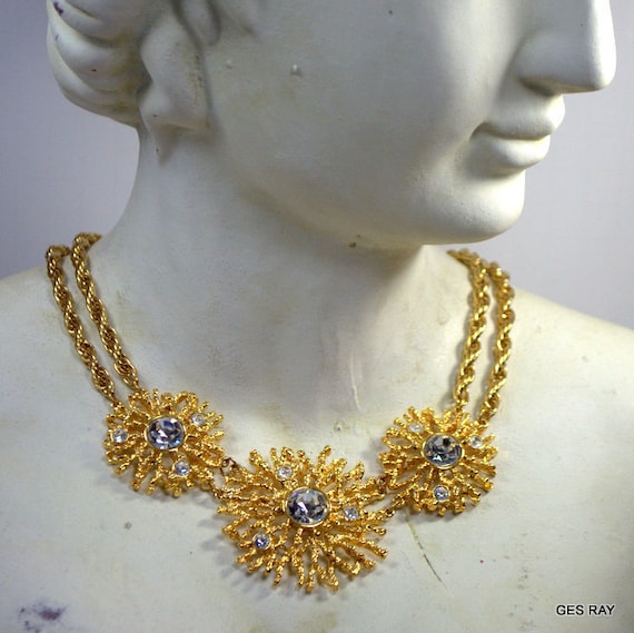 Kenneth Jay Necklace KJL for Avon Tone Etsy