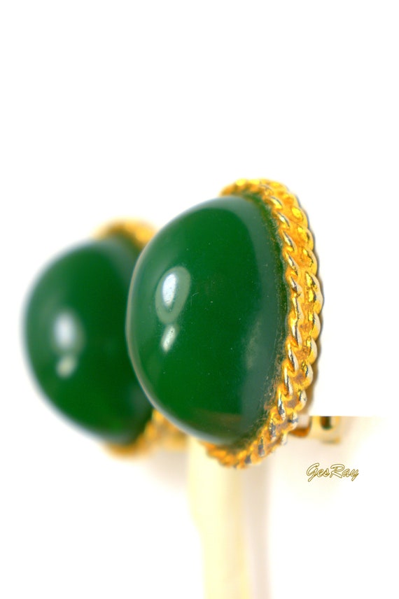 Kenneth Jay Lane KJL Clip on Earrings, Vintage Ke… - image 3