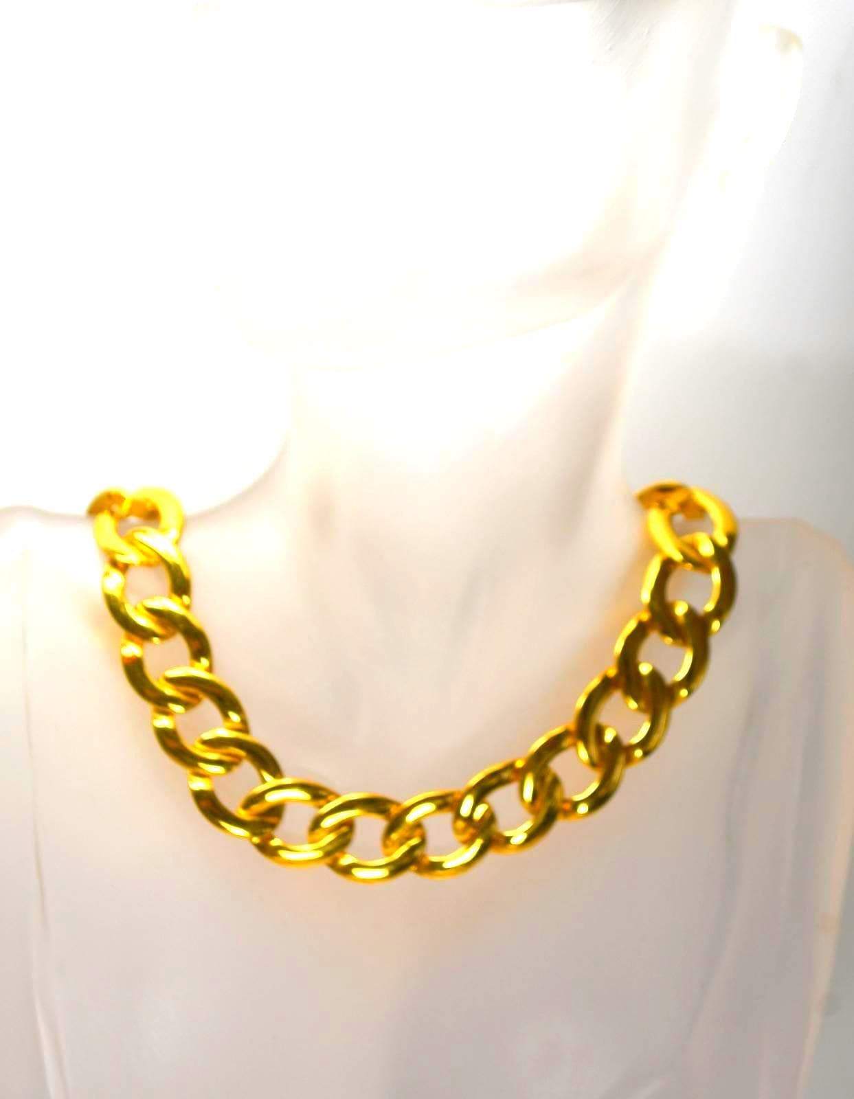 Napier Necklace Pat Pend 4.774.743 Link Chain Collar Gold Plated