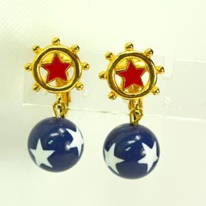 Monet American Patriotic Jewelry 2 Necklaces and Earrings Red White & Blue, USA Patriotic Jewelry