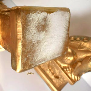 Gold Foo Dog Bookends: Vintage Feng Shui Decor