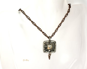 Robert Rose Pendentif Abstrait Collier vintage,Robert Rose Bijoux