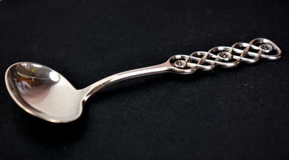 David Andersen Serving Spoon 830 S Silver Ringebu Berry Norway