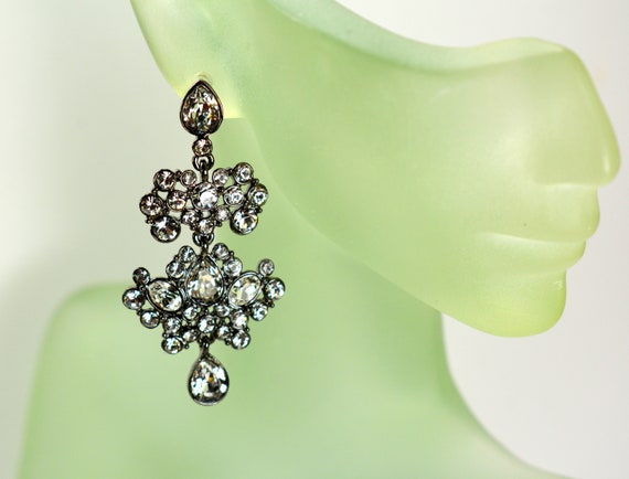 Givenchy crystal chandelier earrings deals