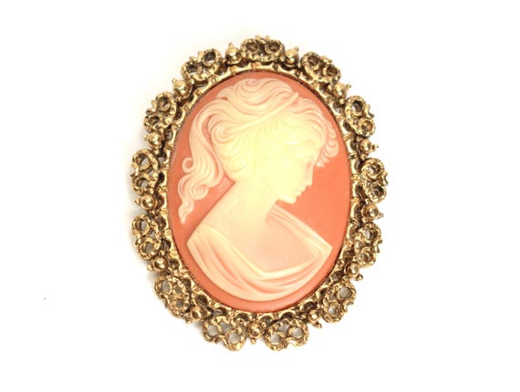 Victorian Revival BJ Cameo Pendant