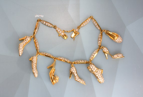 Buy the Ross Simons Gold Over Sterling Diamond Bracelet 9.3g | GoodwillFinds