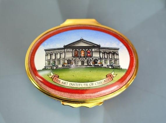Halcyon Days Enamels Trinket Box 