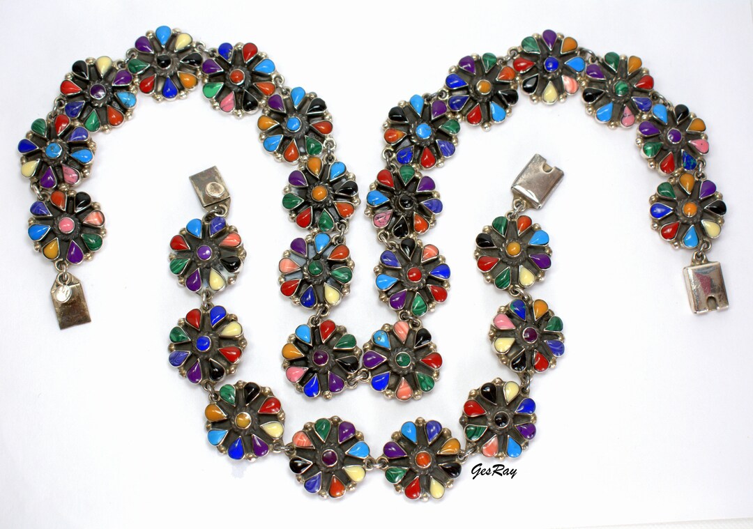 【 mexican　jewelry　925 】 Heavy Taxco Mexican 925 Sterling Silver Curb Chain Necklace