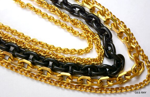 Statement  Kenneth Jay Lane KJL Necklace 6 Strand… - image 7