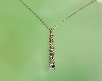 Nina Ricci NR for Avon Vintage Crystal Pendant Necklace