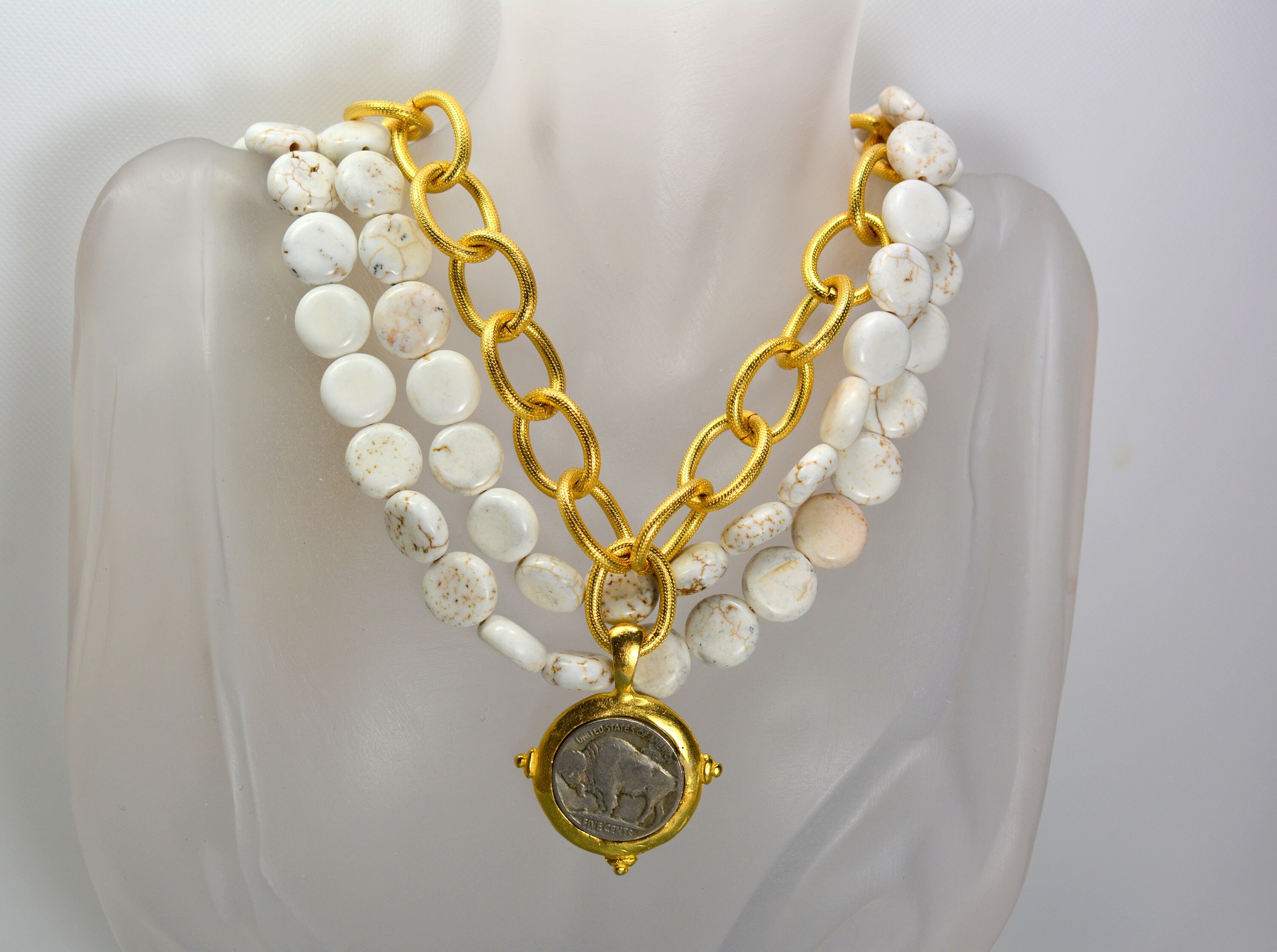 Coin Necklace Susan Shaw Jewelry Discounted Susan Shaw Coin