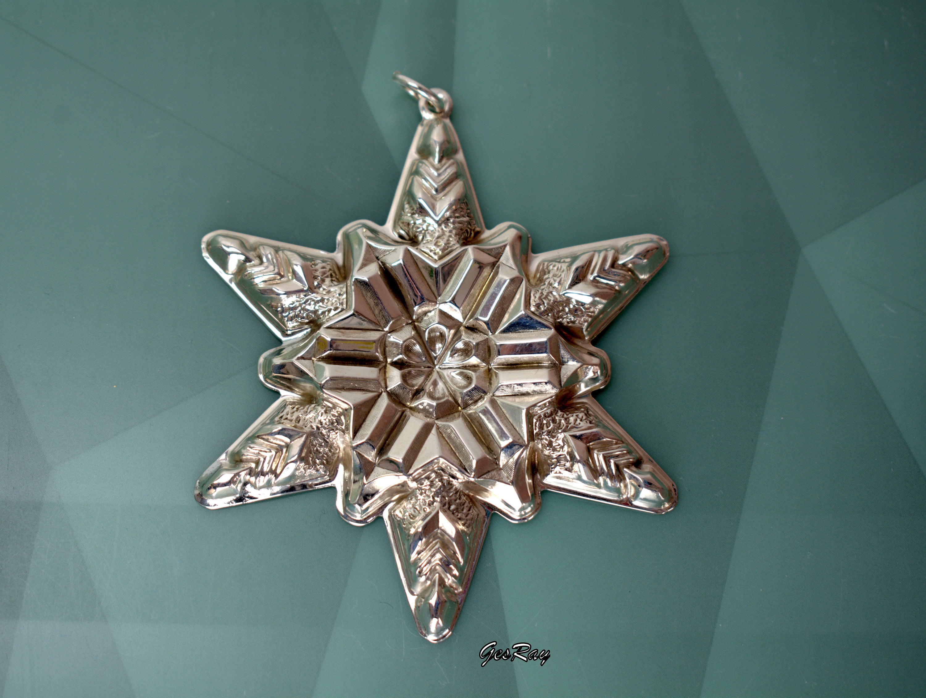 Gorham annual shop snowflake ornament