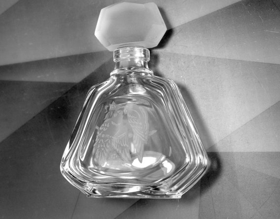 Vintage Crystal Perfume Bottle Made in France by … - image 6