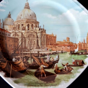 Decorative Collectible Plate Canaletto Bavaria by Schirnding Bavaria Porcelain Victoryissweet