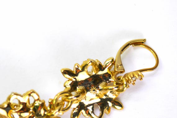 Statement Designer Dangle Drop Earrings Clip On, … - image 7