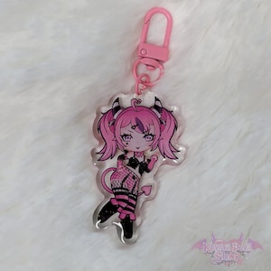 Punk Rock Ironmouse 2.5 Inch Acrylic Keychain