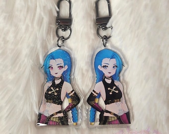 Jinx 2.5 Inch Acrylic Keychain