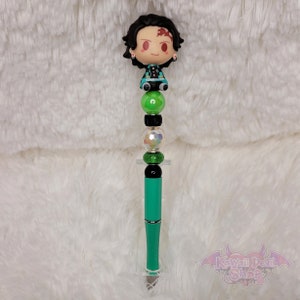 Slayer Green Beaded Pen